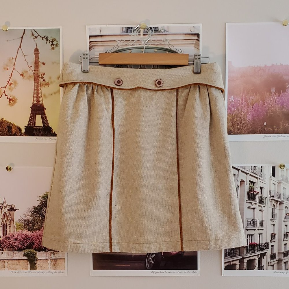 Dainty June Durvish Wool Mini Skirt (Made in USA!)